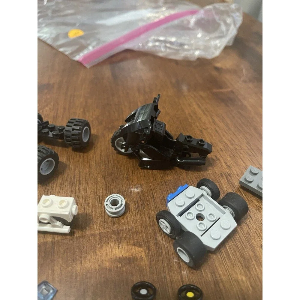 Lot Of Assorted Car Lego Pieces And Accessories